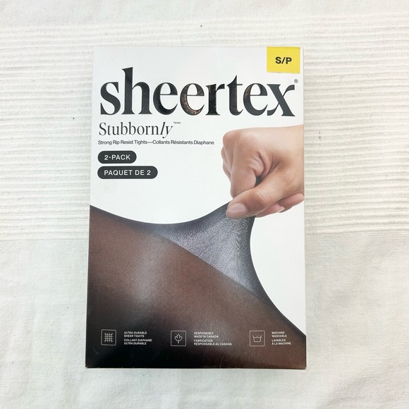 Sheertex Stubbornly Strong Tights 2-Pack NWT - Picture 2 of 5